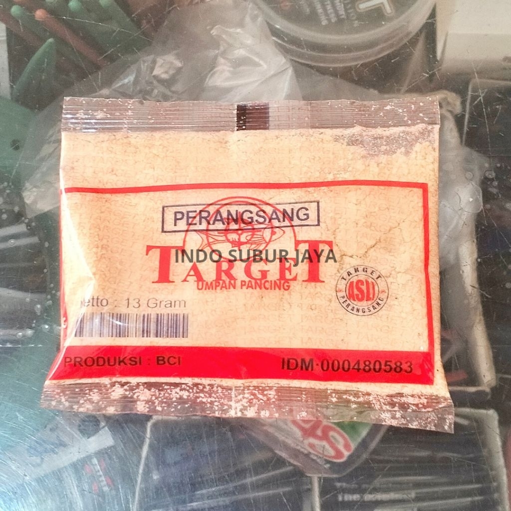 TARGET 13 Gram Umpan Perangsang Umpan Ikan Mas, Patin, Nila Gacor