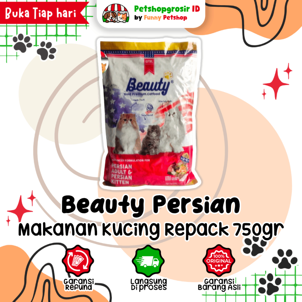 Beauty Persian 750gr Adult & Kitten - Beauty Gold Premium Cat Food