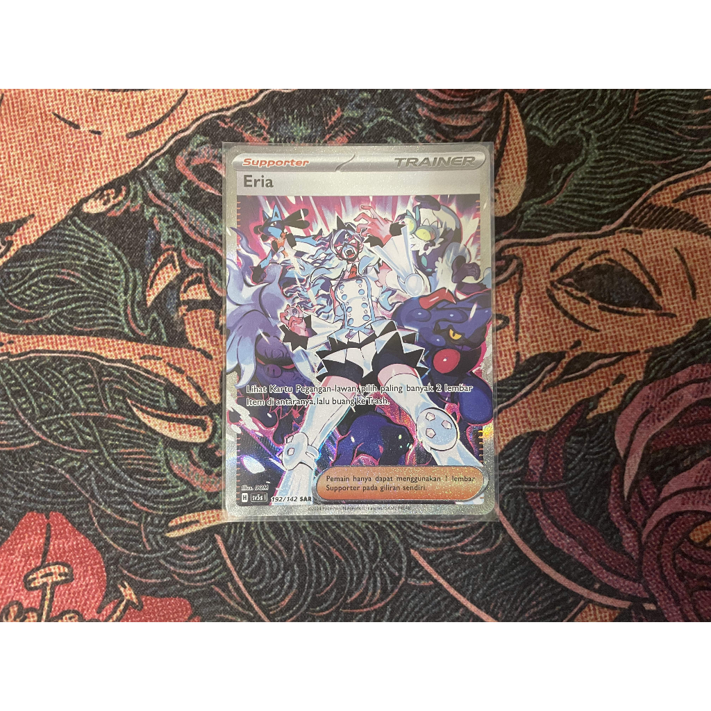 Kartu Pokemon TCG sv5s Eria SAR Paradoks Andalan Trading Card Game Indonesia