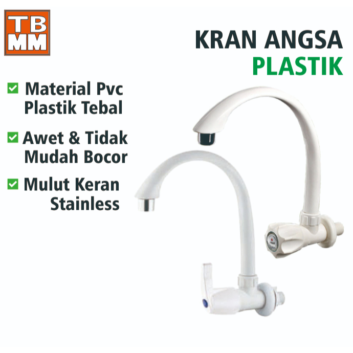 Kran plastik bak cuci piring / keran bak cuci piring plastik