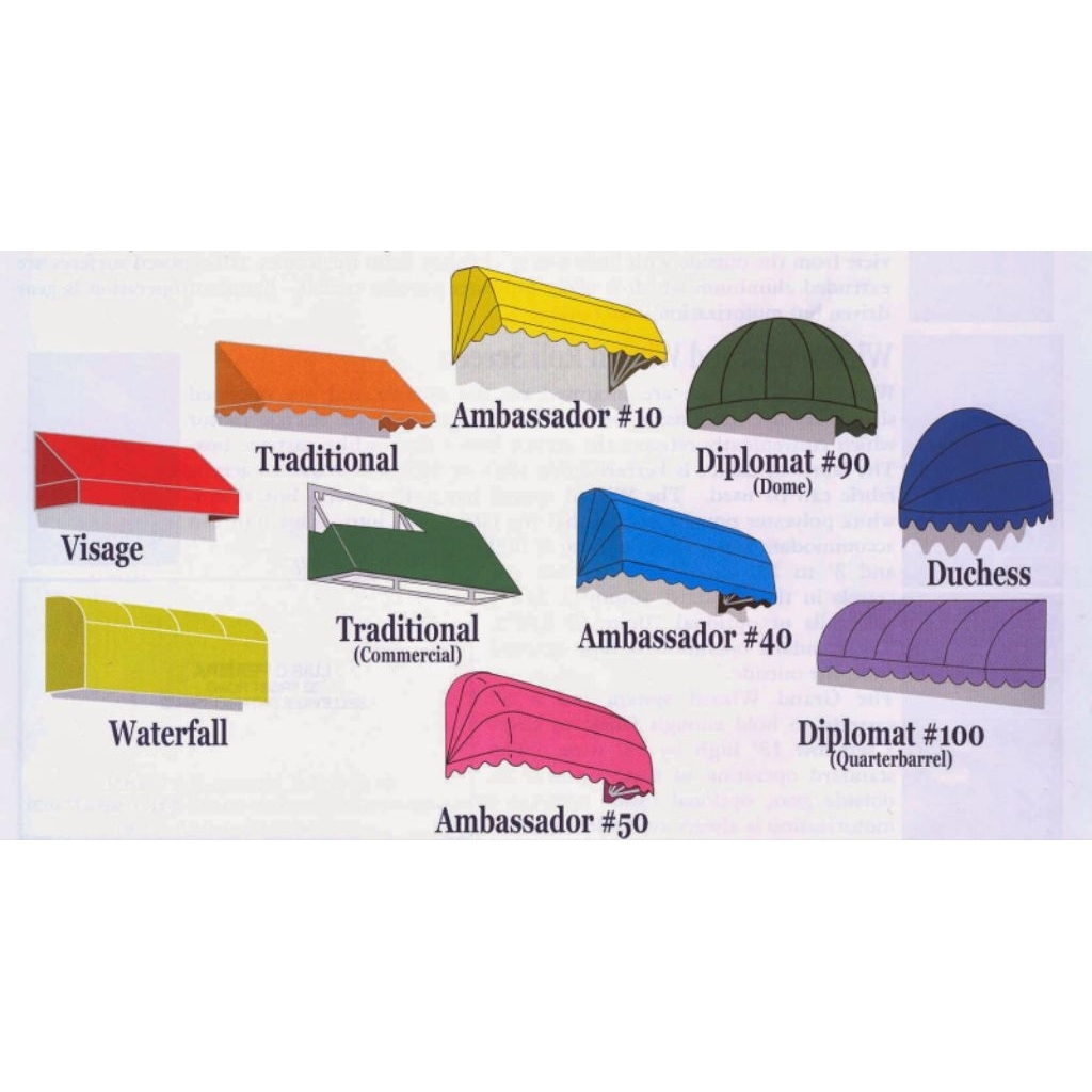 atap kanopi kain auning