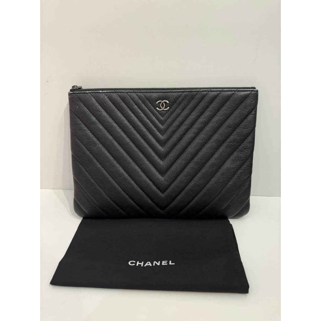 Chanel Calfskin Clutch