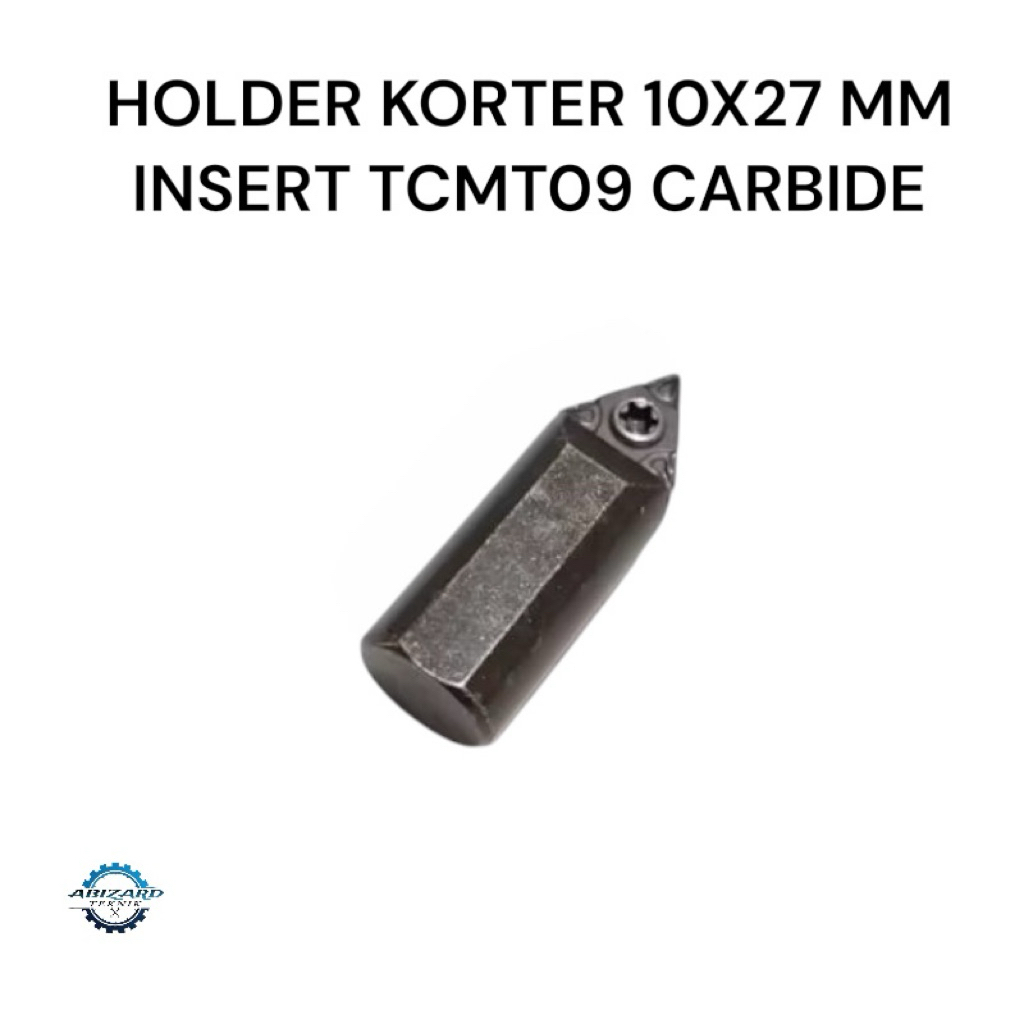 Holder Bubut Kolter 10mm Panjang 27mm Pahat Kolter 10 × 27mm Insert TCMT09