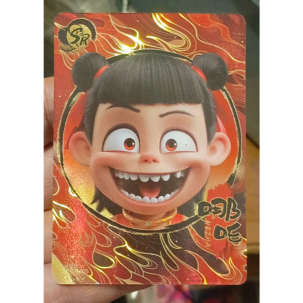 Kartu Kayou Nezha SR & WR Official License (anda pilih)