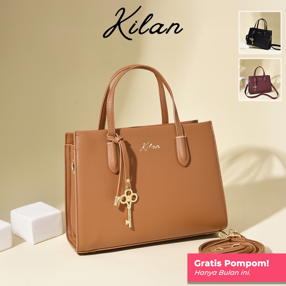 KILAN Tas Wanita Import Handbag Wanita Terbaru Tas Jinjing Wanita Medium Size - KAORU
