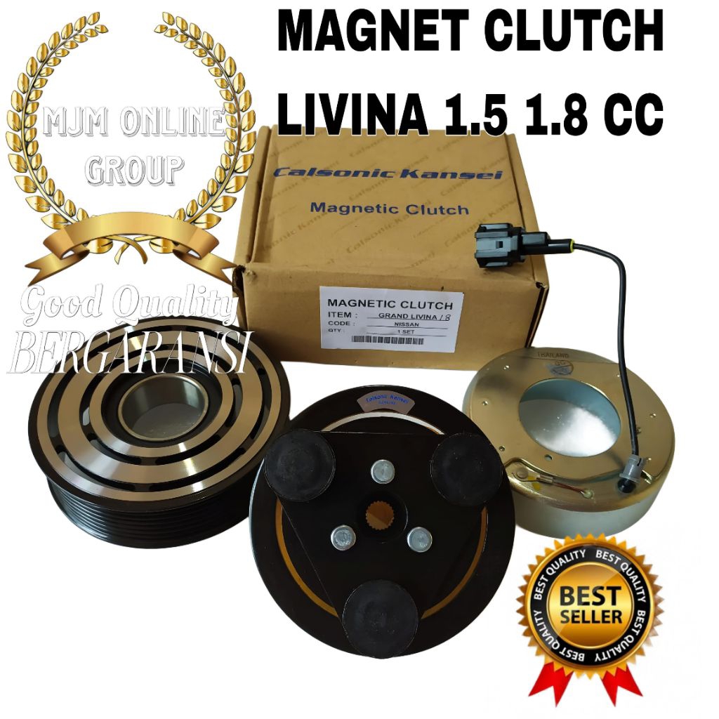 Magnet Clutch Puli Kompresor Ac Livina 1.5 1.8 cc