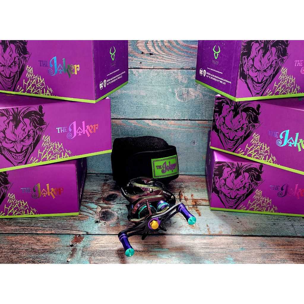 PROMO satu harga  Bullzen Reel The Joker Bait Casting + Bonus Kaos