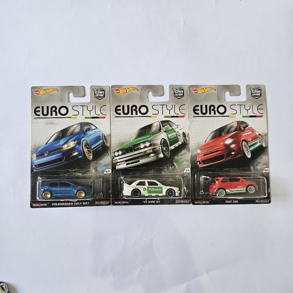 hotwheels 92 bmw M3 euro style fiat vw golf
