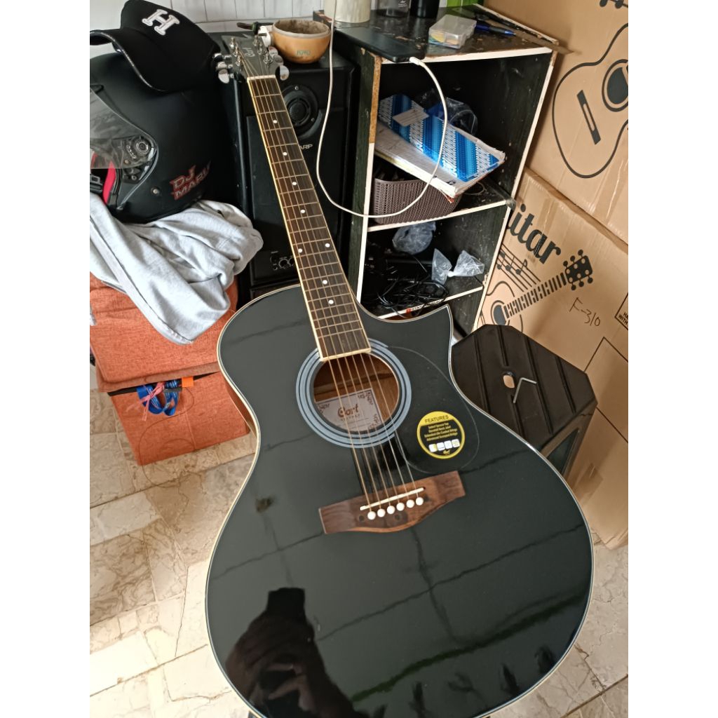 Gitar Akustik Cort Ad 810 op Hitam Premium Gitar akustik murah