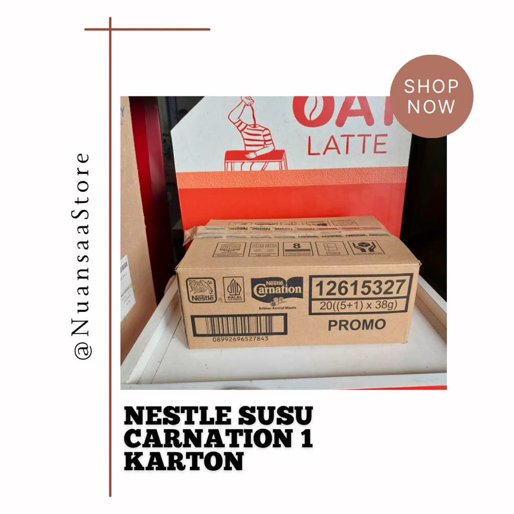 Carnation Sachet Susu Kental Manis 1 karton ( 20 Renceng )