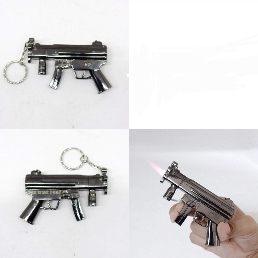 Korek Bara+Gantungan Kunci Model Senapan Mini Unik