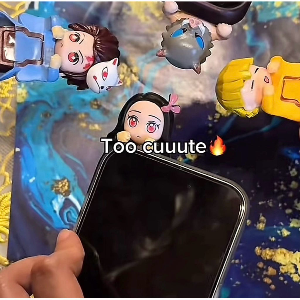 Hippers Demon Slayer Blind Box | Asesoris handphone | Hippers Kimetsu No Yaiba | Figur Demon Slayer 