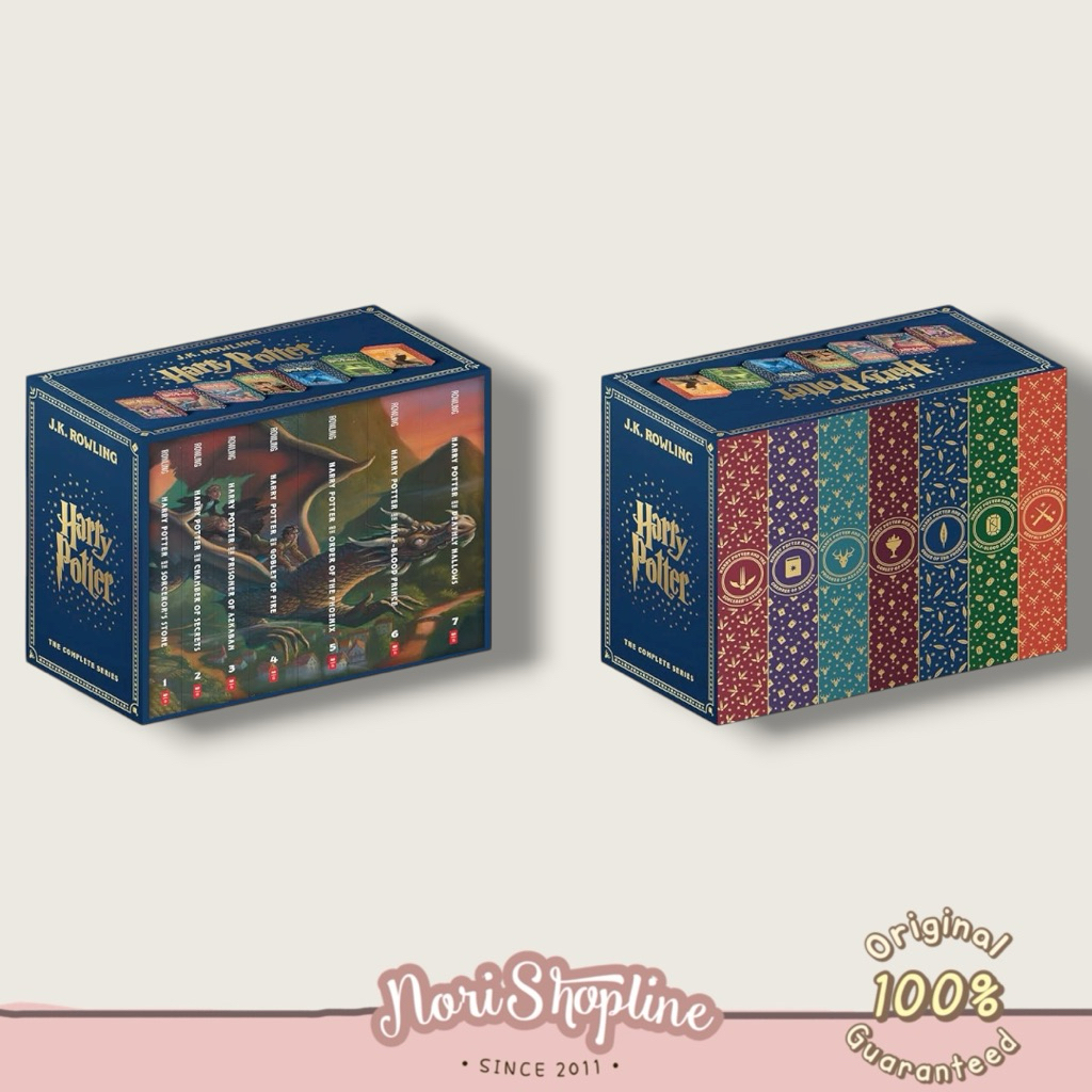 Harry Potter Deluxe Edition with Stenciled Edges paperback boxset