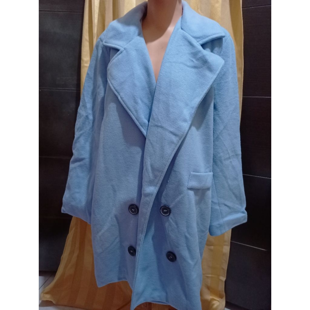 Coat long Mantel untuk musim Salju cocok utk holiday Natal