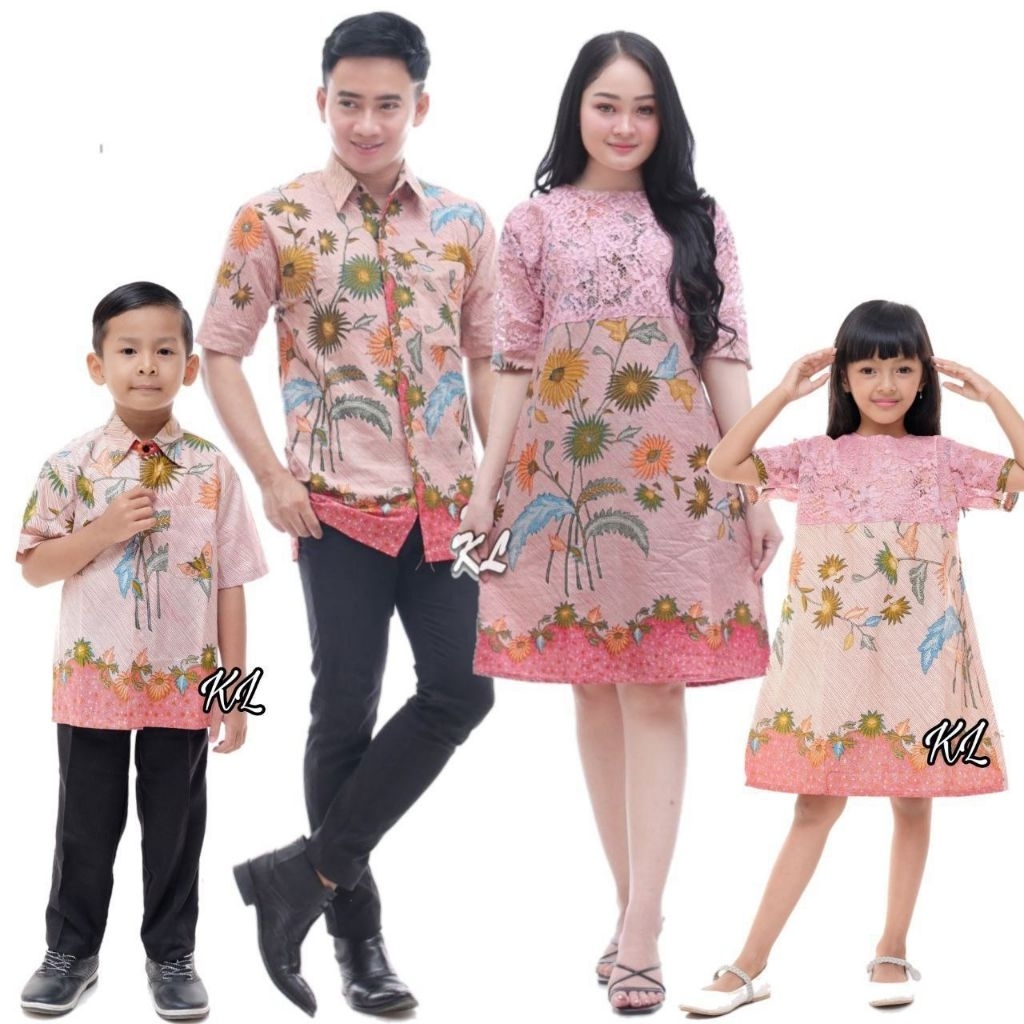Baju couple Batik Dress borkat keluarga kekinian / batik Couple natal