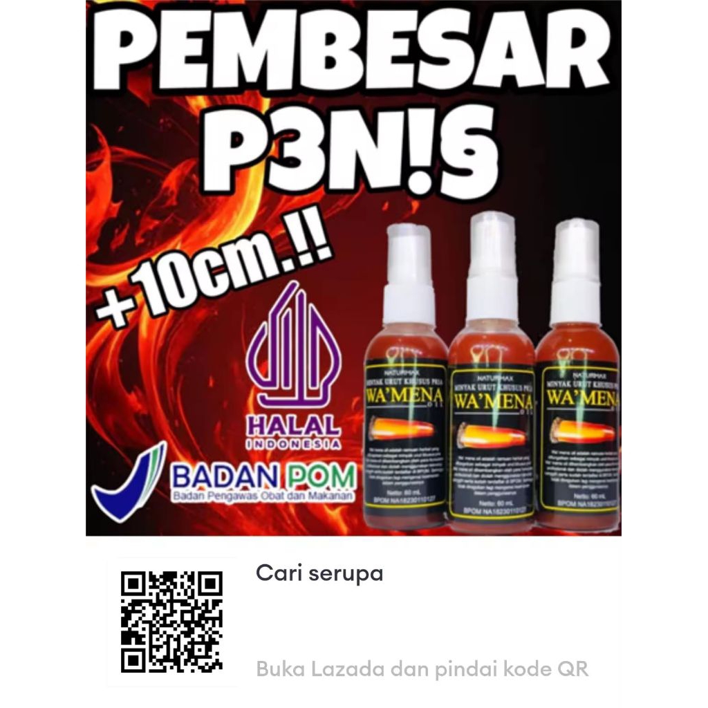 obat pembesar  pria minyak wamena oil bpom pemanjang ampuh permanen original