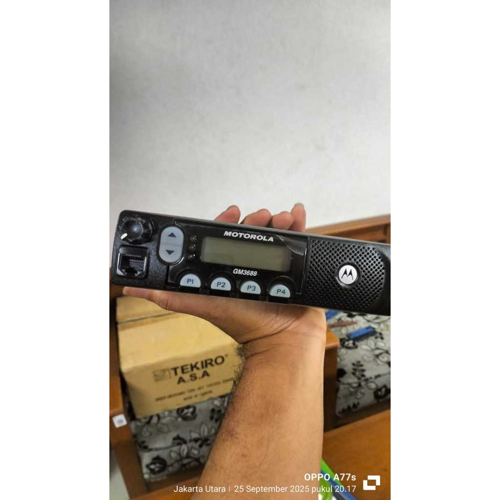 Radio Rig Motorola Gm3688 Vhf Baru Mantab Motorola GM-3688 New Murah VHF Lagi