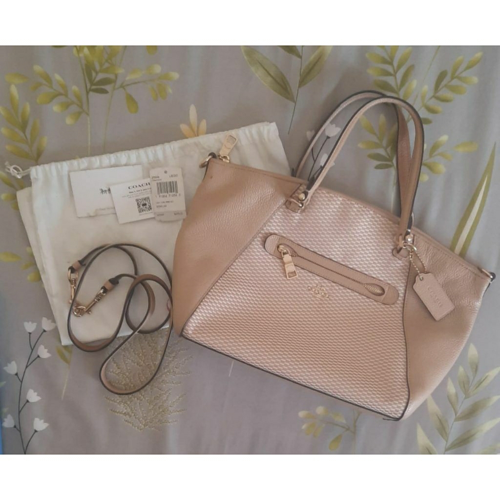 Coach Legacy Jacquard Prairie Satchel PRELOVED