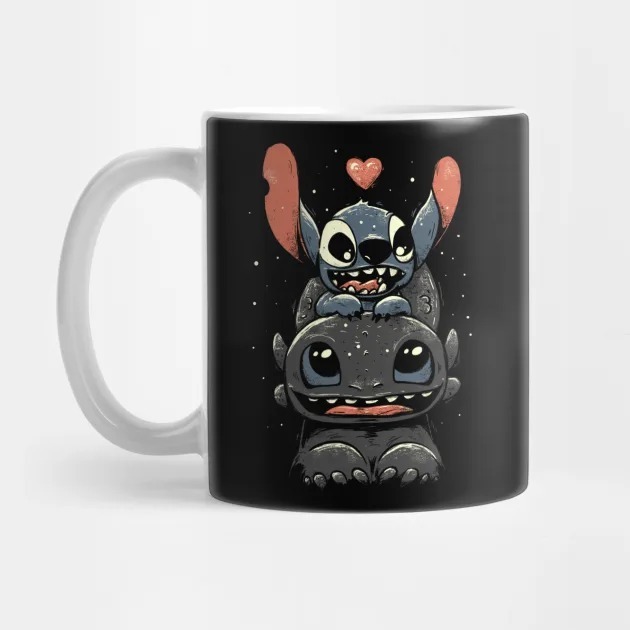 Stitch And Toothless Toothless Mug