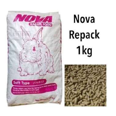 Makanan Pakan Kelinci NOVA rabbit food REPACK 1 KG