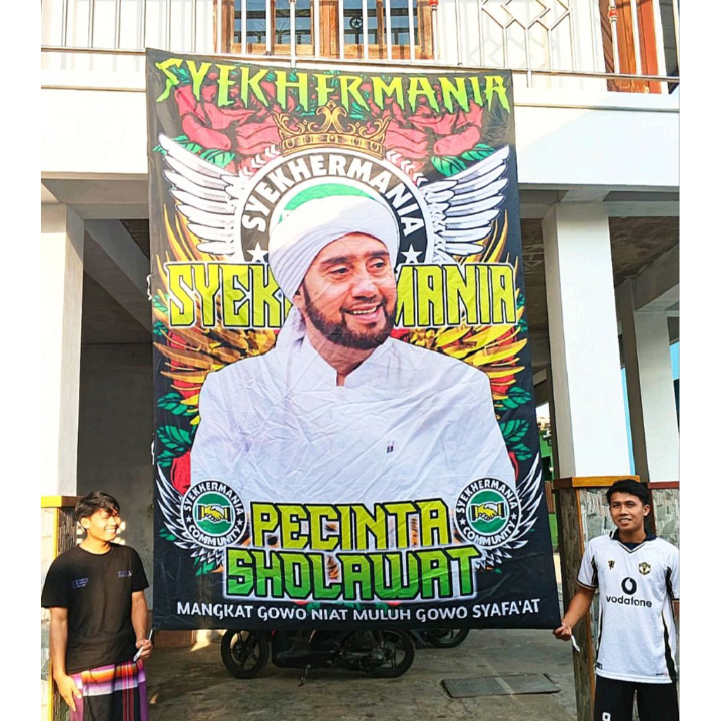 BENDERA BESAR HABIB SYECH  BENDERA SHOLAWAT BENDERA SYECHERMANIA