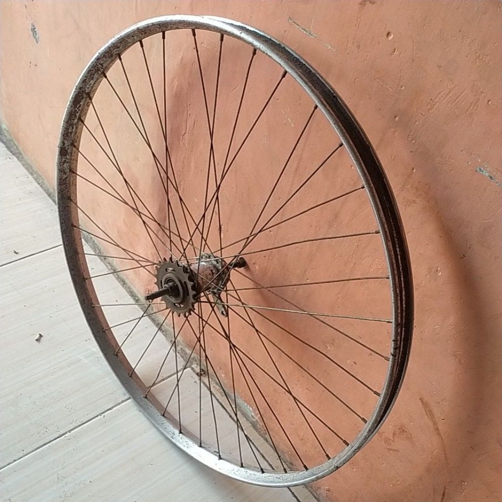 roda belakang sepeda onthel rem kaki /torpedo