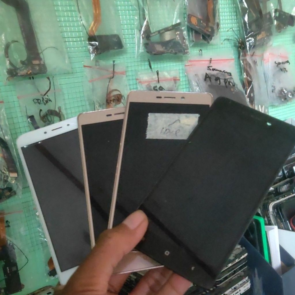 BAZEL MIDDLE FRAME TATAKAN LCD REDMI 4X ORI COPOTAN