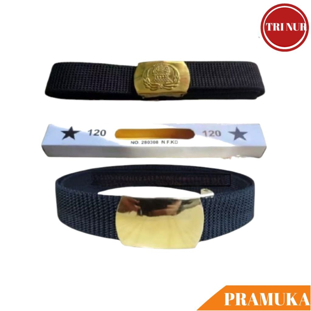 Sabuk Kuningan Korpri ASN / Sabuk PDH Polos / Sabuk ASN Korpri / Ikat Pinggang Kuningan Polos / Sabu