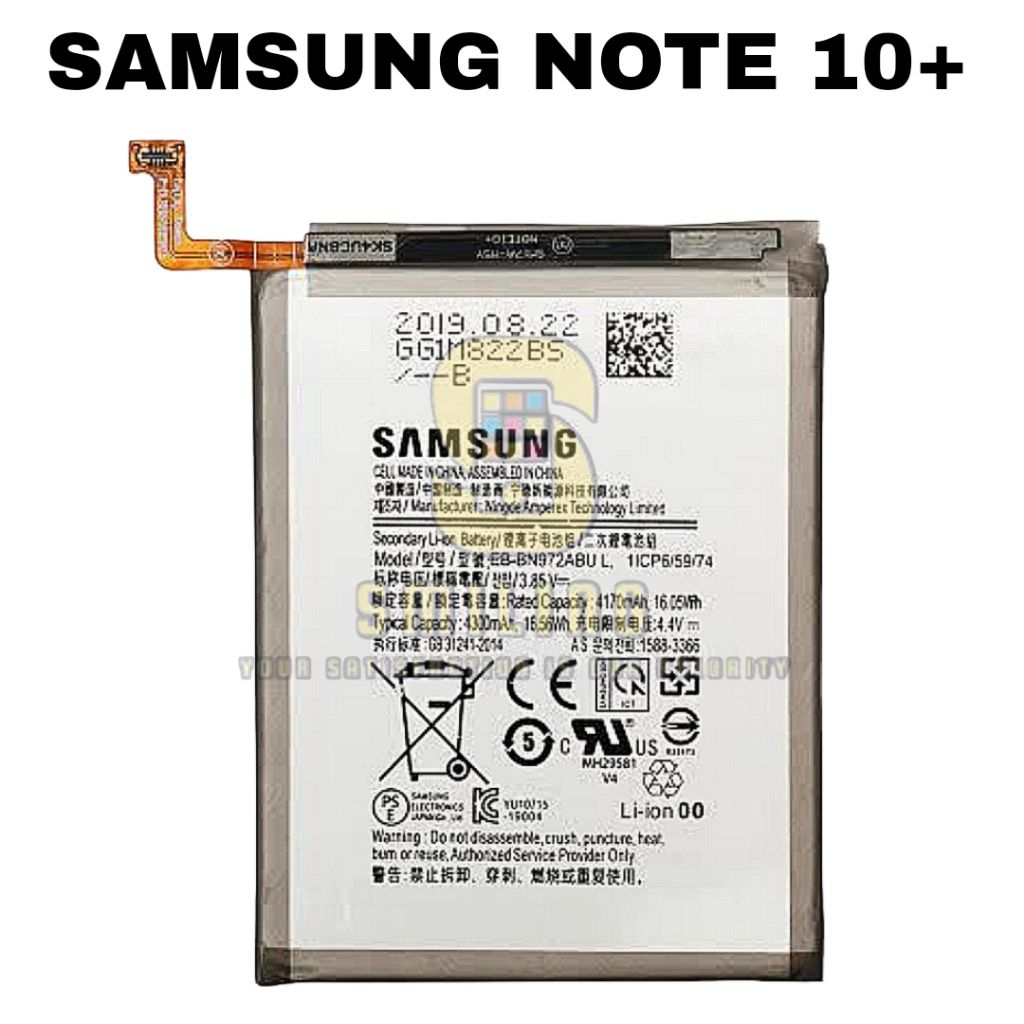 BATTERY BATERAI BATRE SAMSUNG NOTE 10 PLUS 10+ NEW