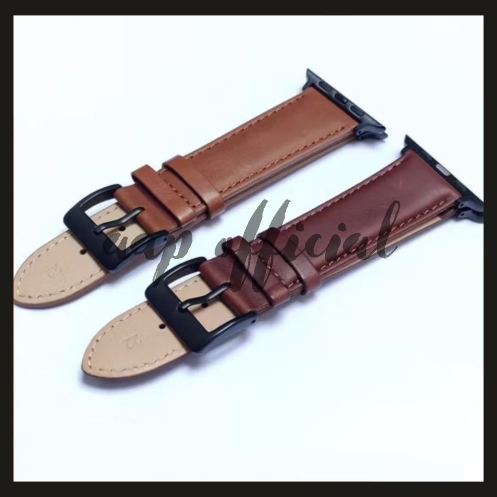 Tali Jam Tangan Apple watch 1 2 3 4 iWatch Leather Strap Jam Tangan 42mm 44mm