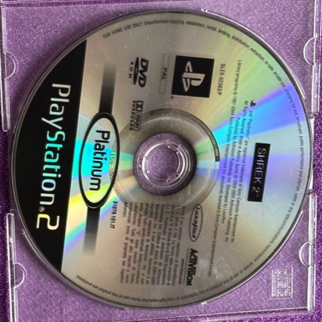 kaset ps2 original pal shrek 2