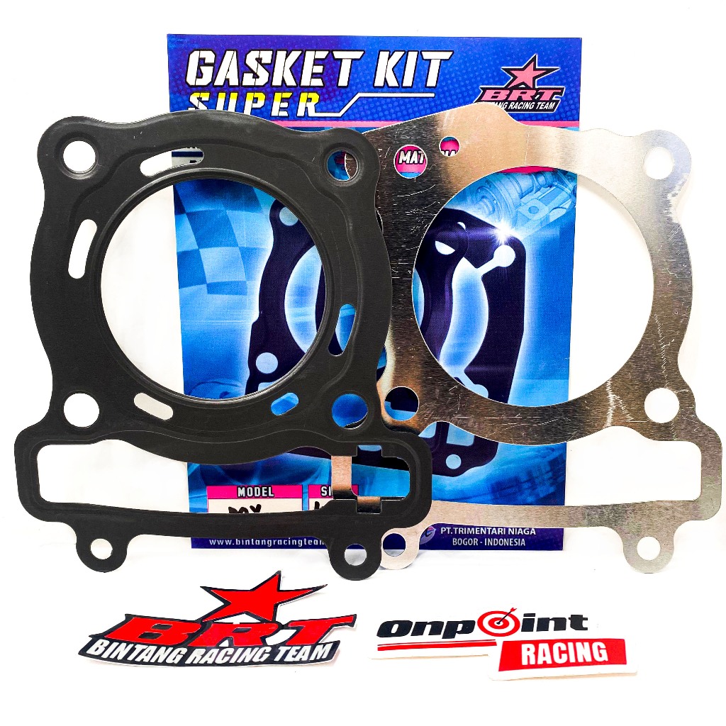GASKET PAKING BLOK & HEAD BRT MX ViXION MX king XABRE R15 62 100% ORIGINAL BRT