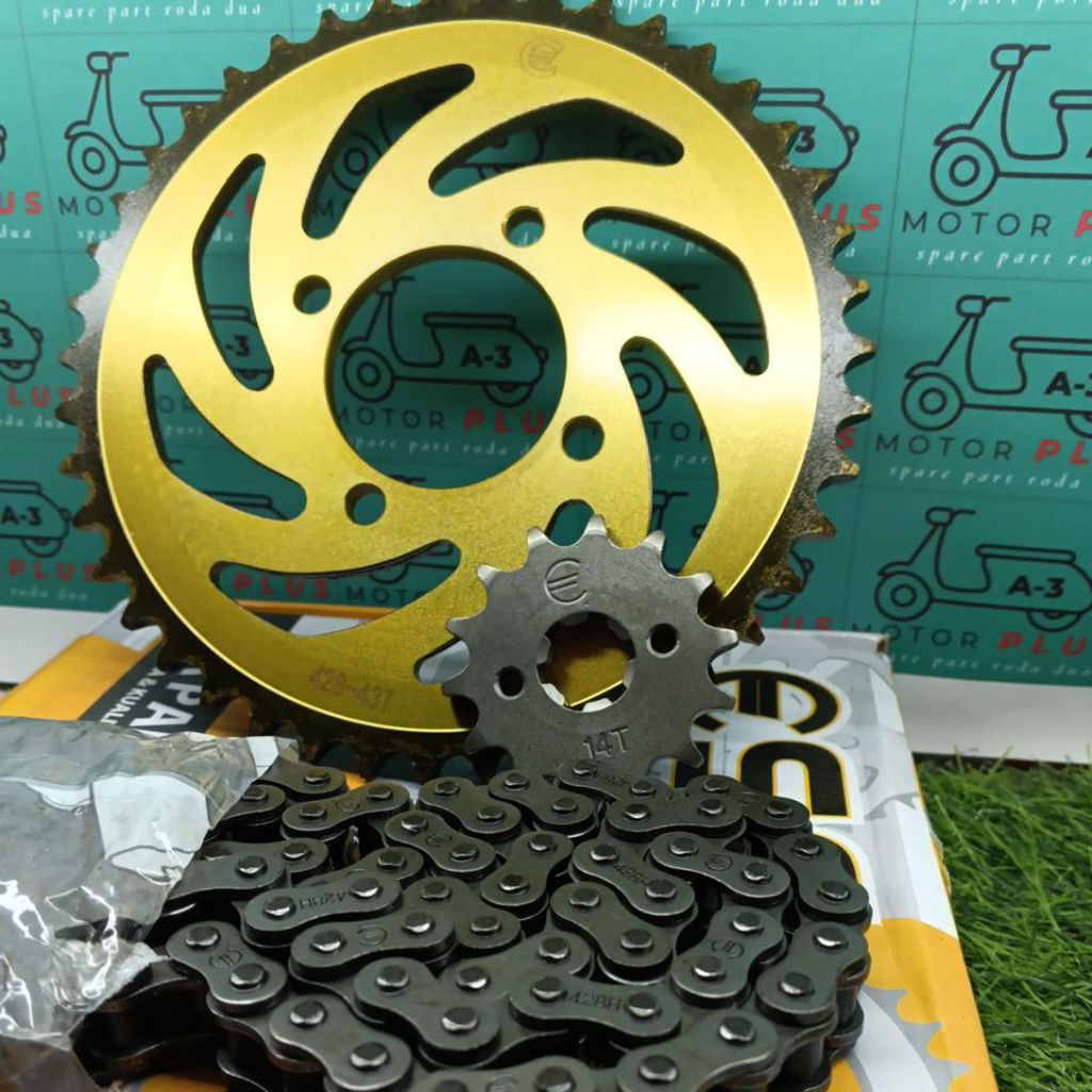 Gir gear ger set motor satria Fu 150 esf