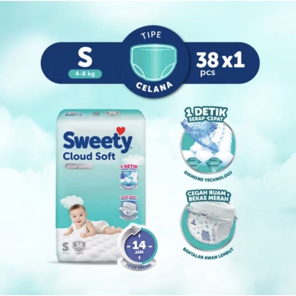 popok sweety celana S38