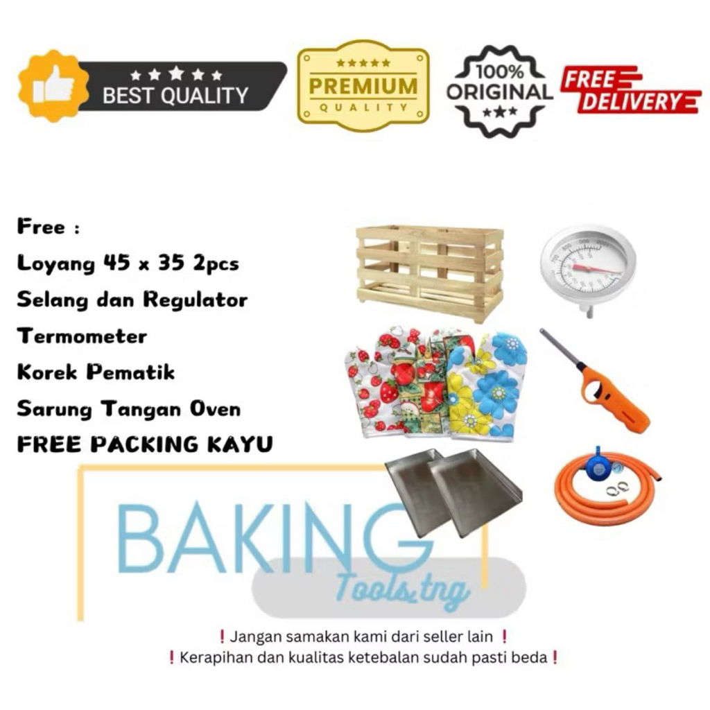 OVEN GAS STAINLESS 75 x 55 x 75