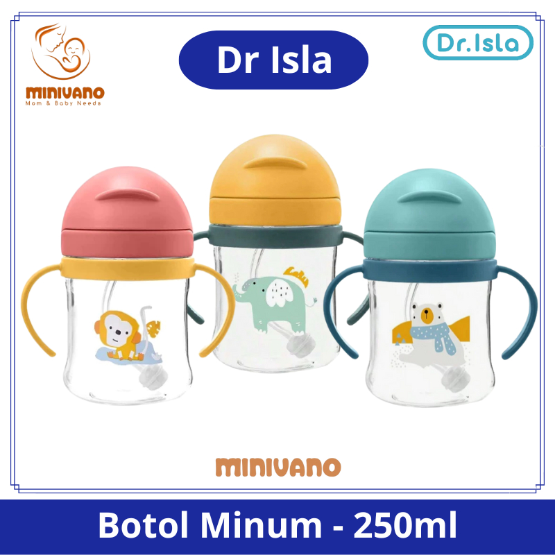 Dr.isla Baby Water Bottle - Dr Isla Botol Minum Bayi 250ml - BY02