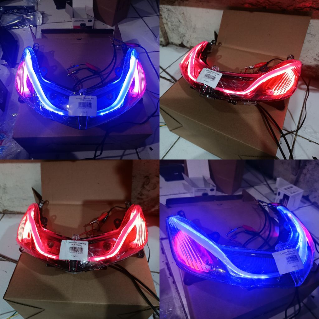 SEIN MIO SMILE ALIS RUNING CUSTOM LAMPU SEN MIO