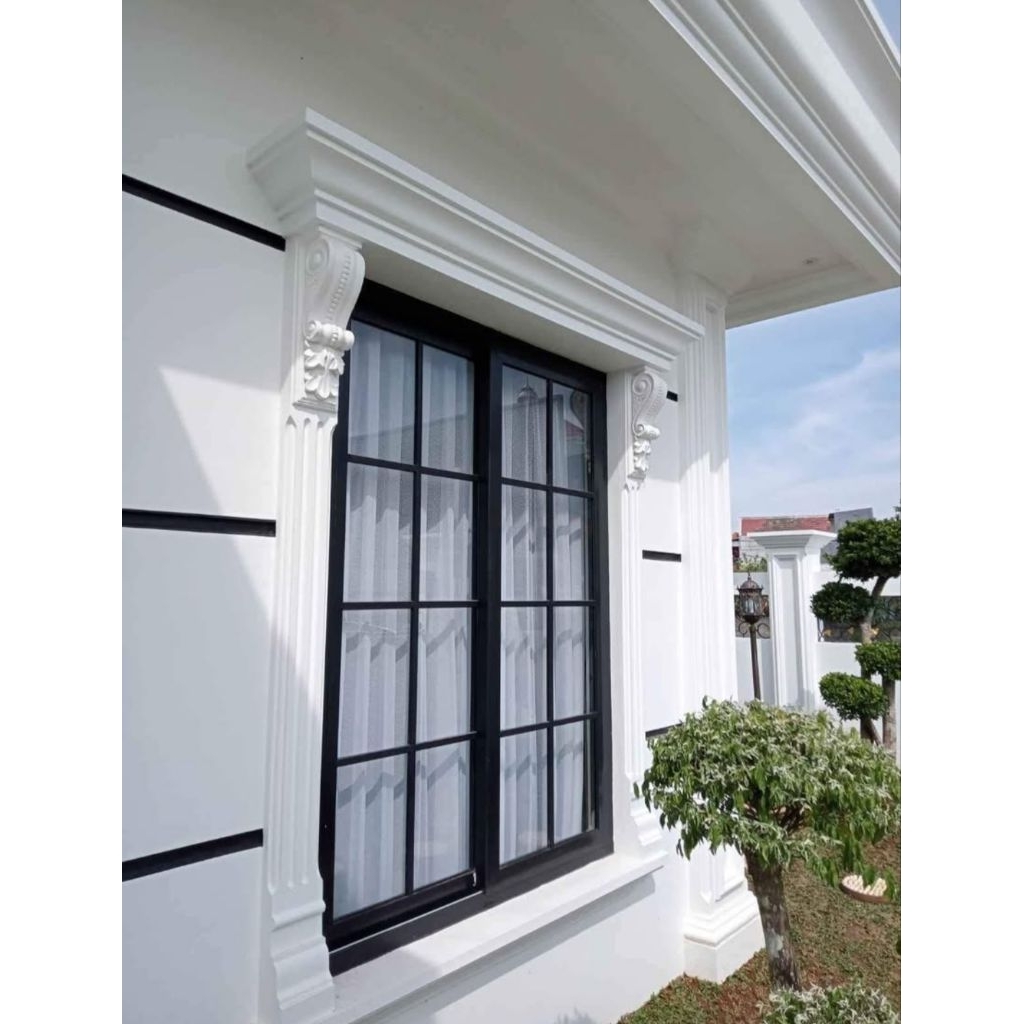 Lis profil beton lis beton tempel lisplang beton bingkey jendela dan pintu uk 14cm x 200cm