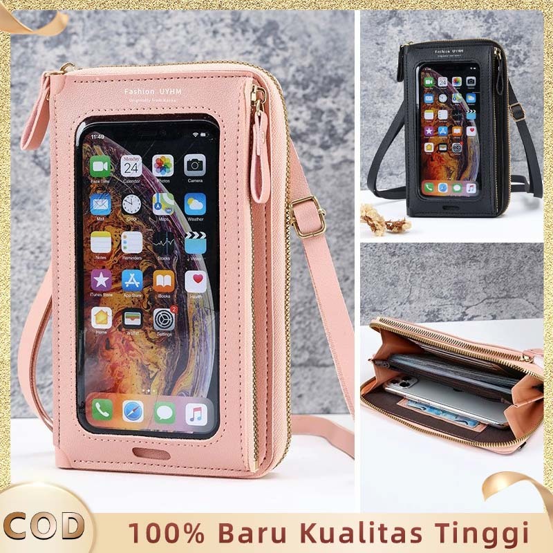 BIG PROMO TAS SELEMPANG WANITA HP TAS HP SLEMPANG SLING BAG PHONE HANGING WALLET DOMPET HANDPHONE