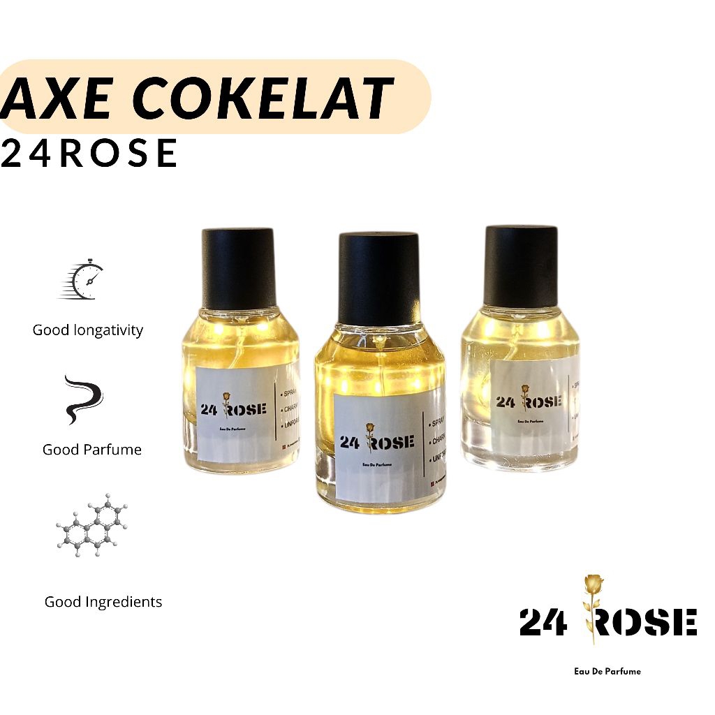 PARFUME AXE COKEL4T 24ROSE / PARFUM PRIA / PARFUM BEST SELLER / PARFUM TAHAN LAMA / PARFUM COWO / PA