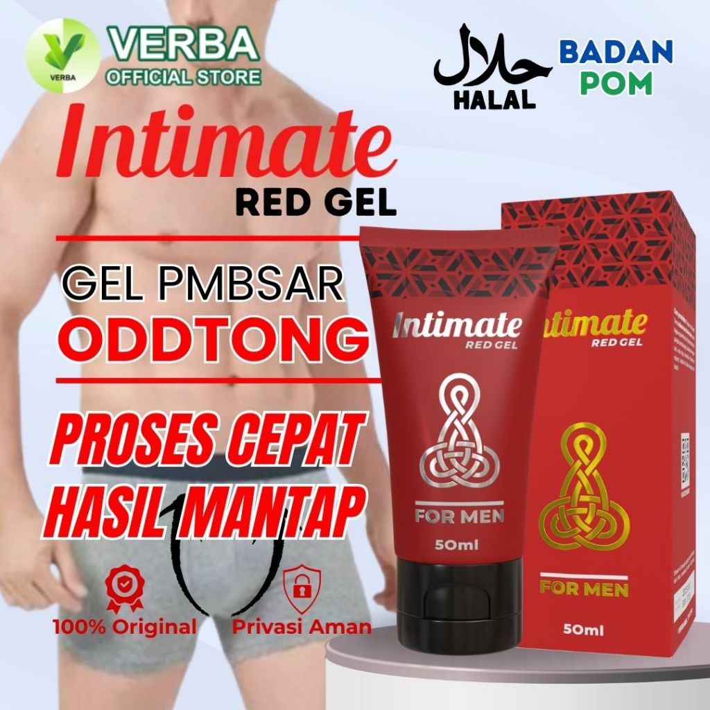 Verba INTIMATE RED GEL Minyak Pijat Pembesar Mr P Instant