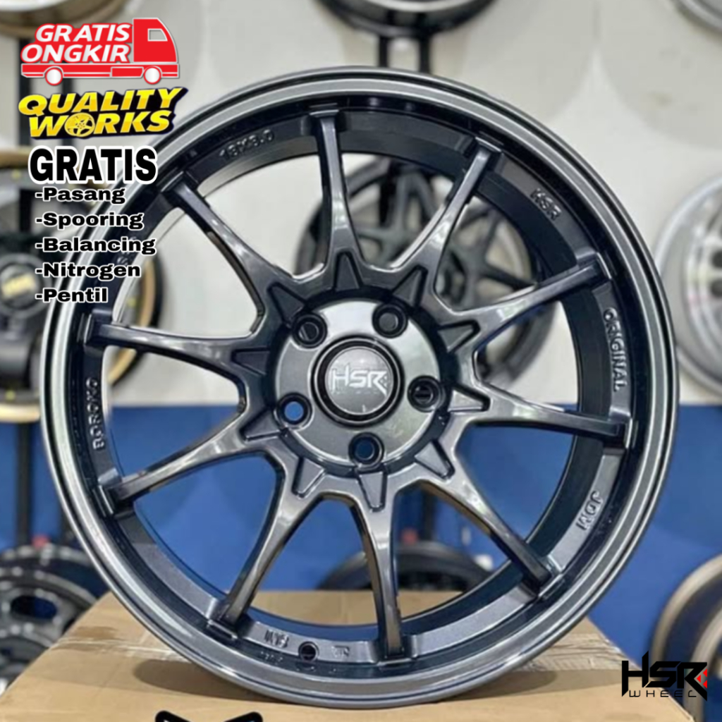 Velg Mocel CE28 Ring 18 HSR SRD Velg Racing Mobil Xpander Terios HRV WRV