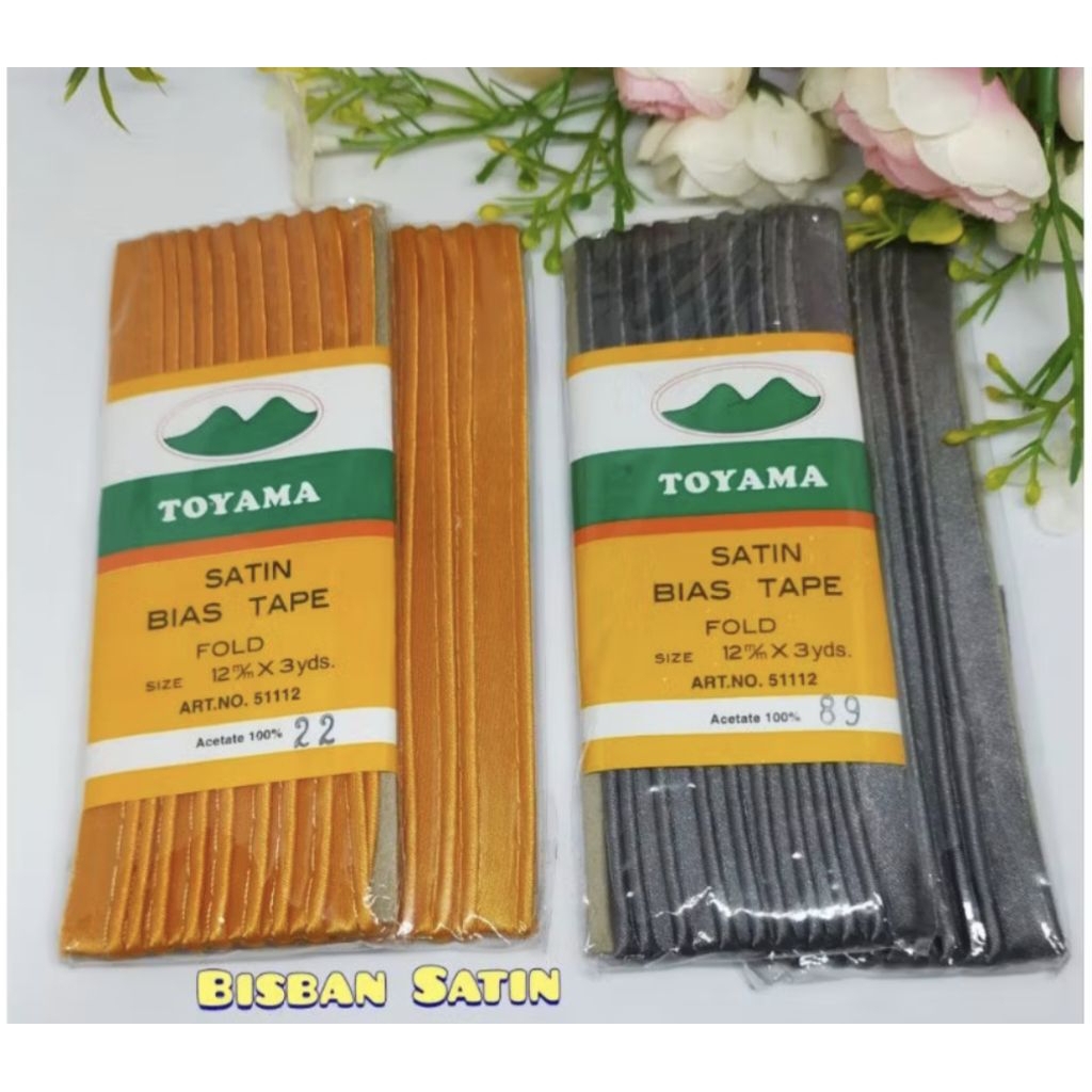 Bisban Satin Polos-Bisban warna warni-Bisban Polos