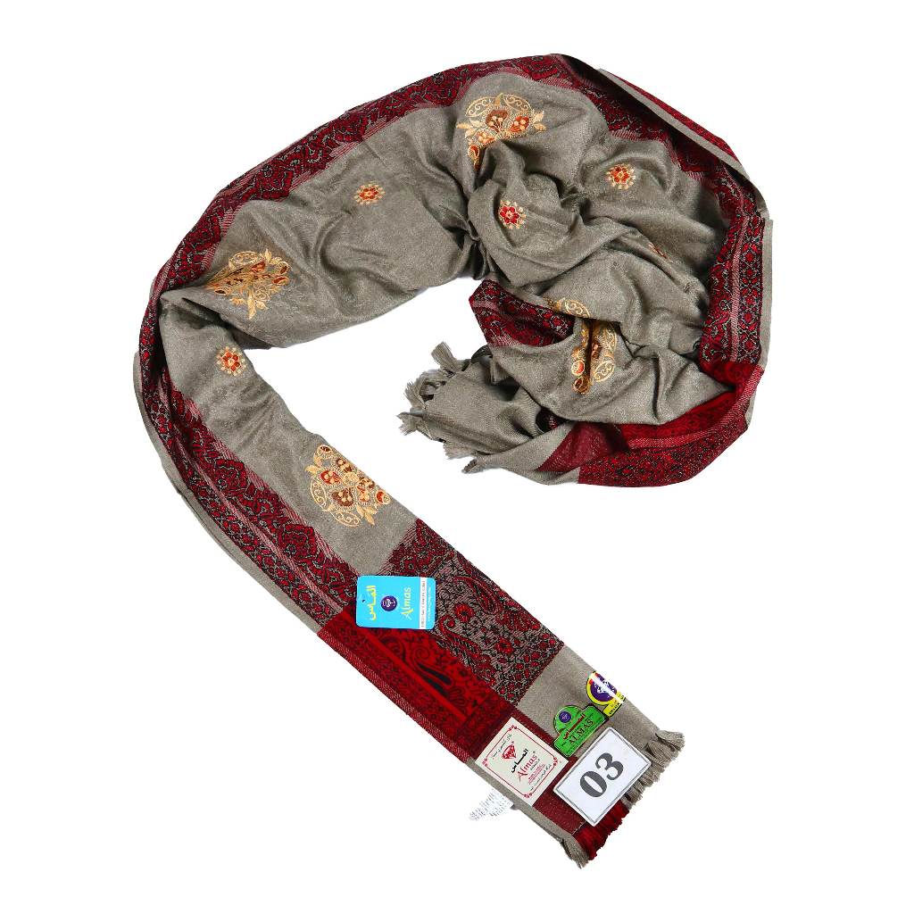 Sorban ALMAS Kashmiri Mumtaz 4083 – Shawl Sorban Halus Premium