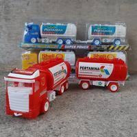 2091-TRUK PERTAMINA GANDENG BESAR/Mainan Truck Tangki PERTAMINA / Mainan Truk Gandeng