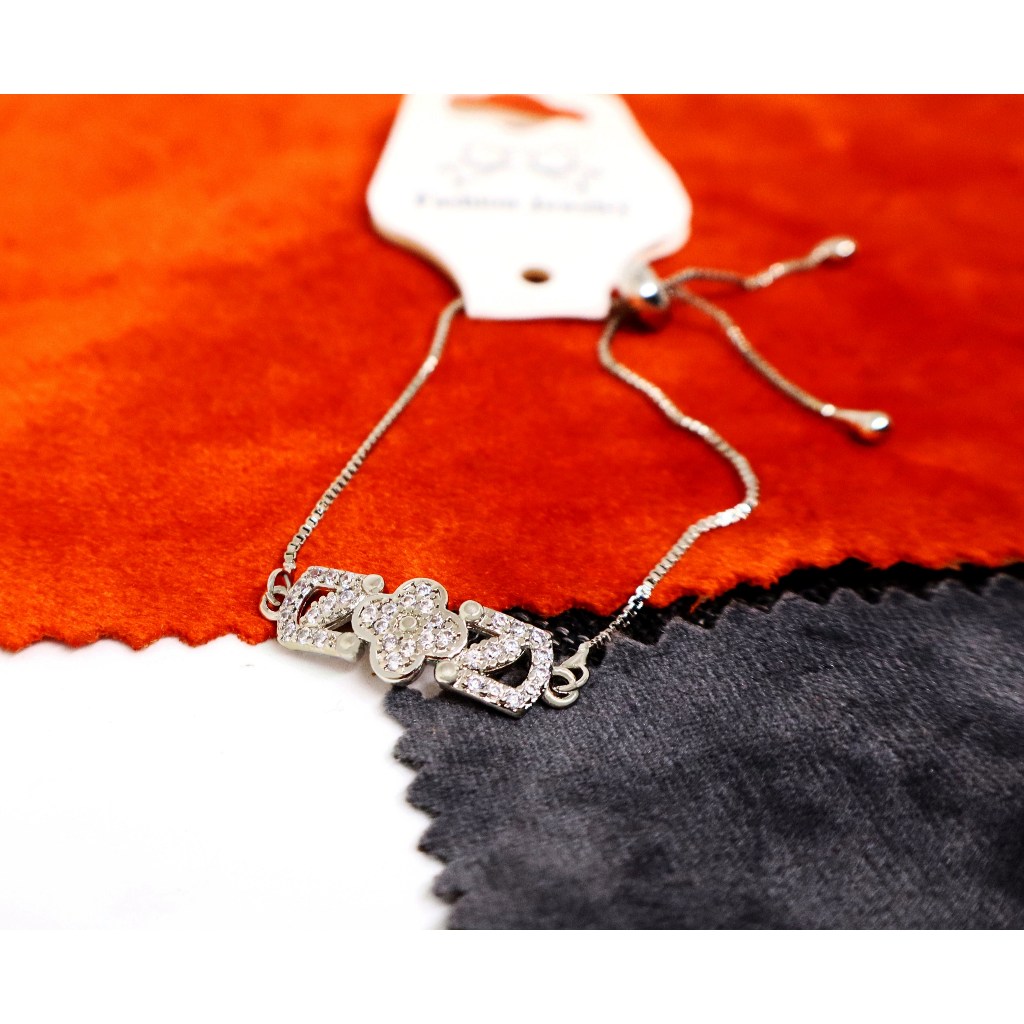 Gelang Tangan Gelang Serut Gelang Wanita Perak Xuping Titanium Lapis Emas Putih