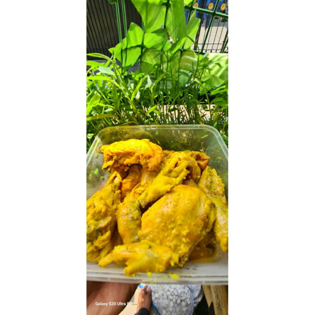 1 ekor Ayam ungkep serundeng, potong 8