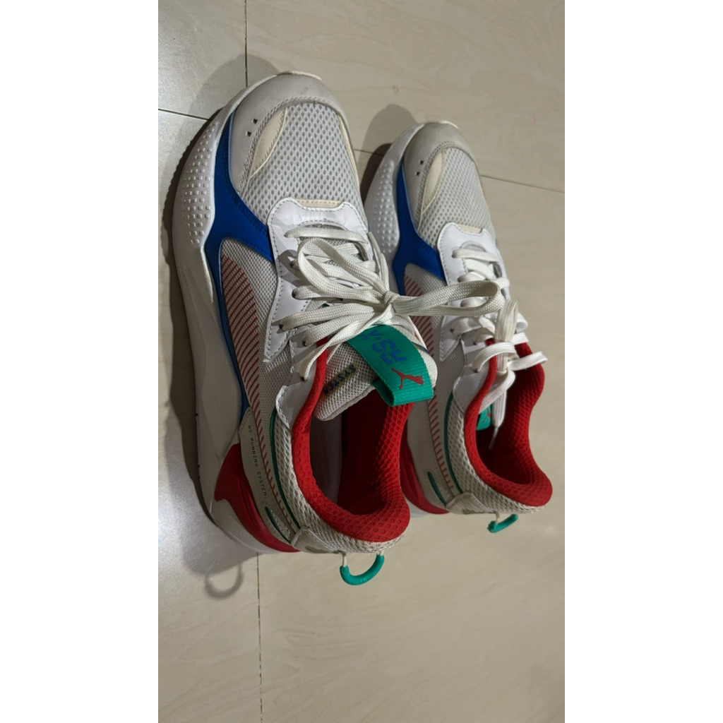 Puma RS-X Toys White High Risk Red (Preloved)