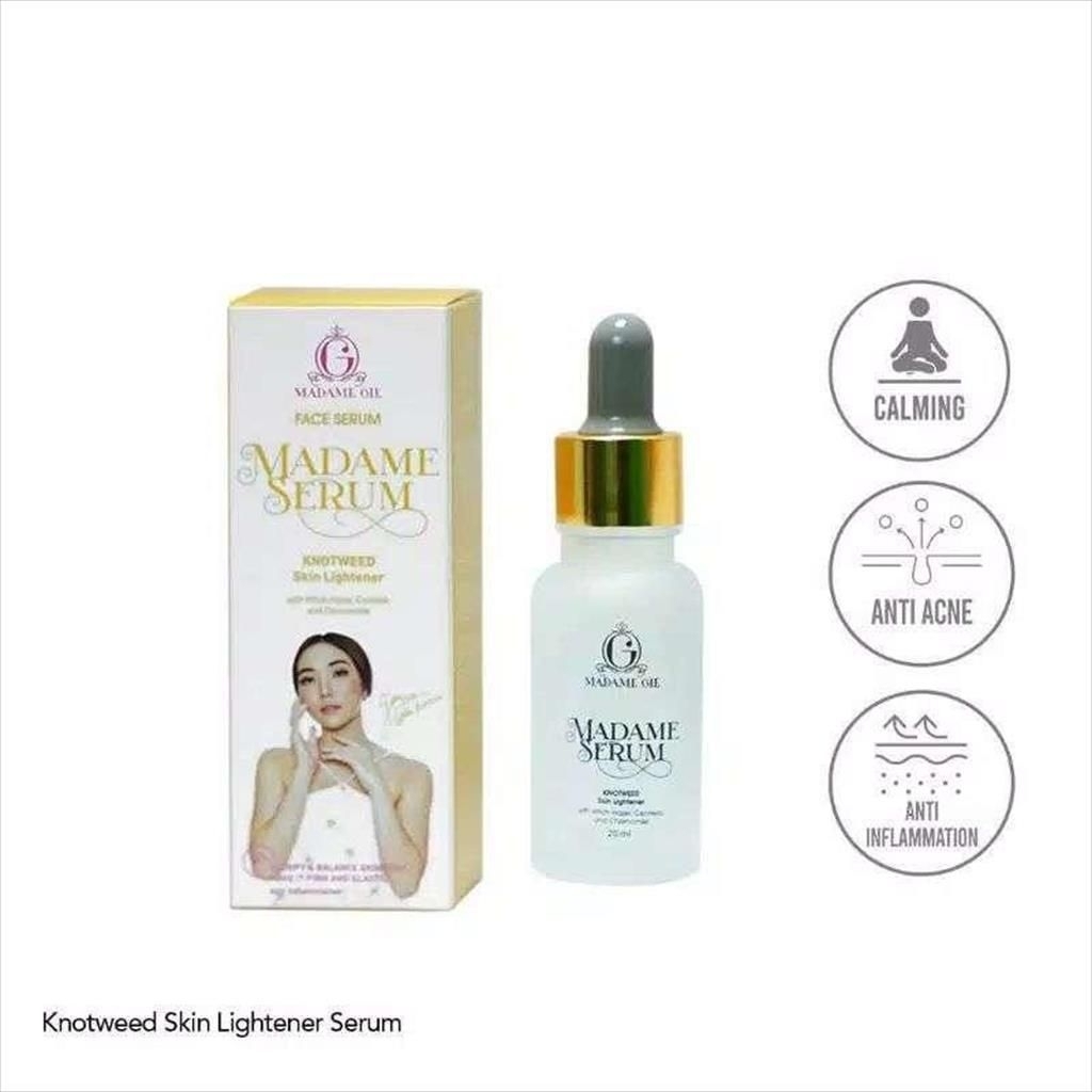 Madame Gie Serum Knotweed Skin Lightener adalah serum yang memberikan hidrasi intensif pada wajah