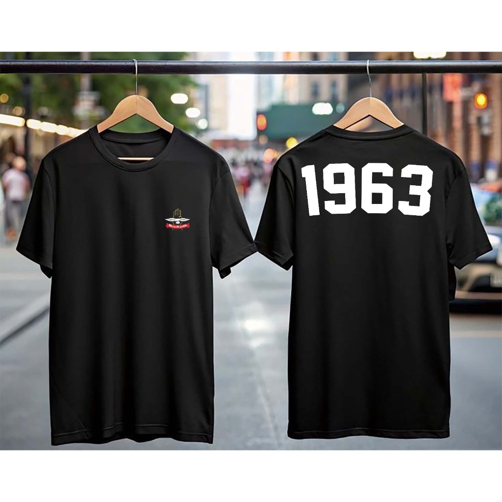 Baju Distro Lengan Pendek Kaos Pria Wanita Merpati Putih 1963